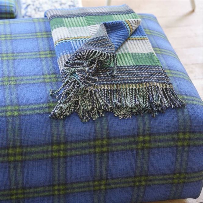 Hovedbilde Designers Guild - Tasara Cobalt Pledd