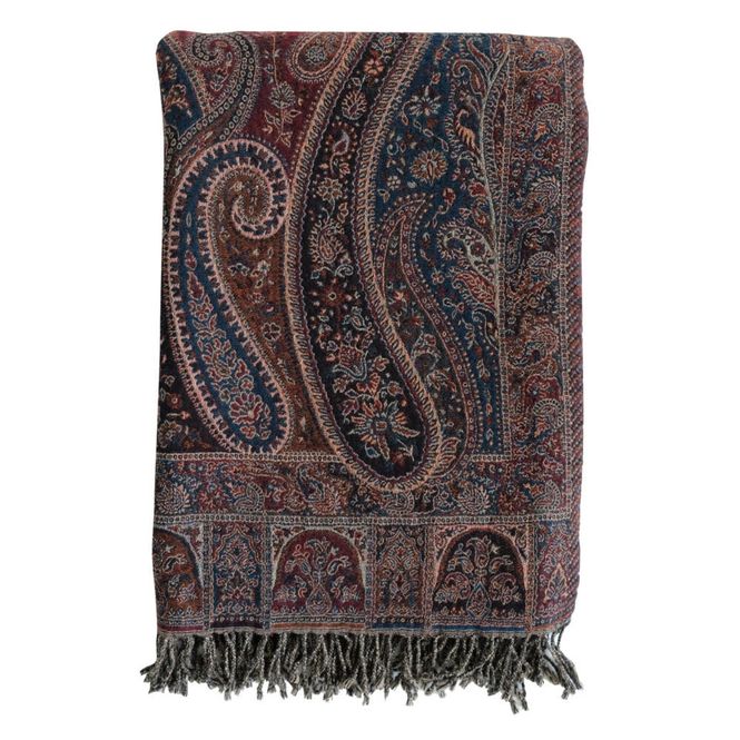 Hovedbilde PAGUNETTE - Paisley wool burgunder